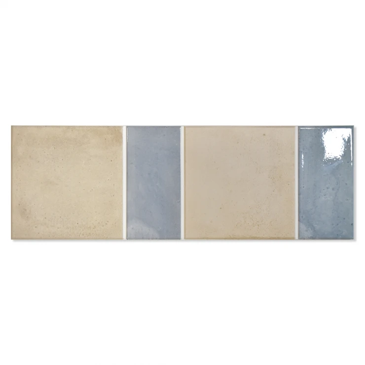 Klinker Prato Beige Blå Mat 15x45 cm-1