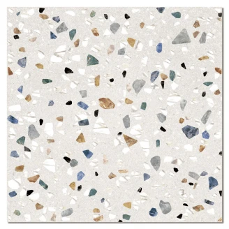 Klinker Retro IT Terrazzo Hvid Mat 20x20 cm-2