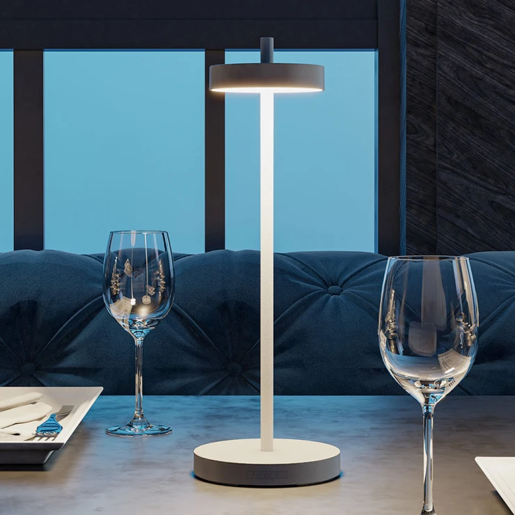 Newdes Udendørs Bordlampe Essence Hvid Mat-1