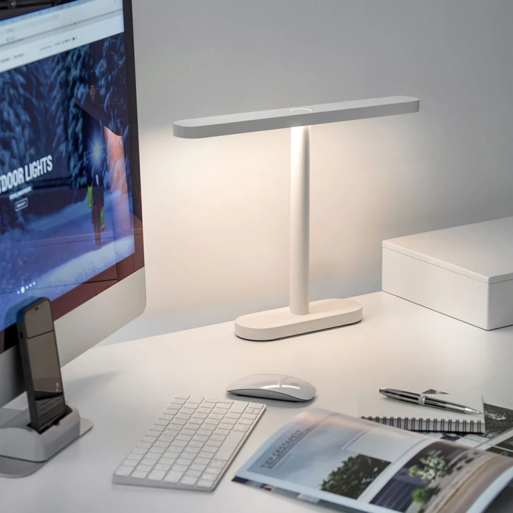 Newdes Udendørs Bordlampe Meridian Big Hvid Mat-0