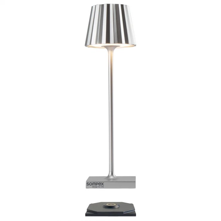 Sompex Udendørs Gulvlampe Troll Nano Silver Mat-0