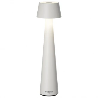 Sompex Udendørs Bordlampe Mono Hvid Mat-2