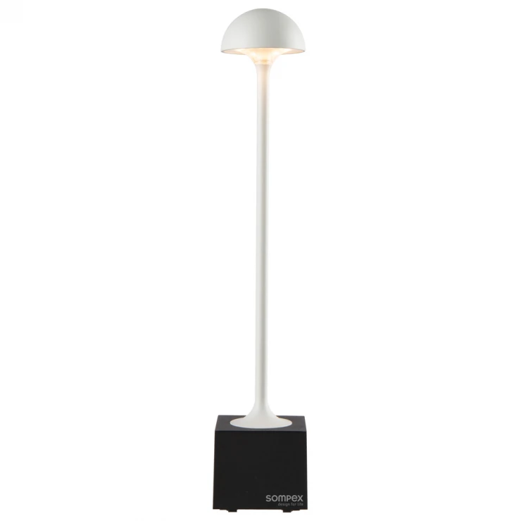 Sompex Udendørs Bordlampe Flora Hvid Mat-0