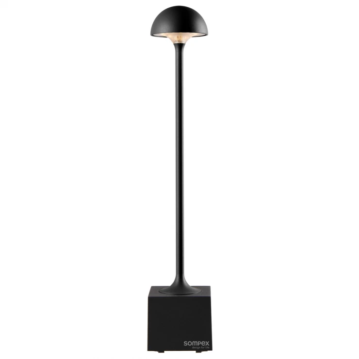 Sompex Udendørs Bordlampe Flora Sort Mat-0