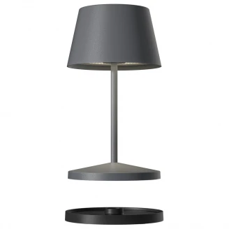 Villeroy & Boch Udendørs Bordlampe Seoul 2.0 Antracit Mat-2