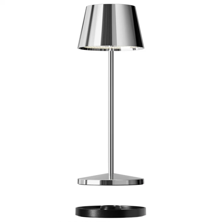 Villeroy & Boch Udendørs Bordlampe Seoul Micro Krom Glat-0