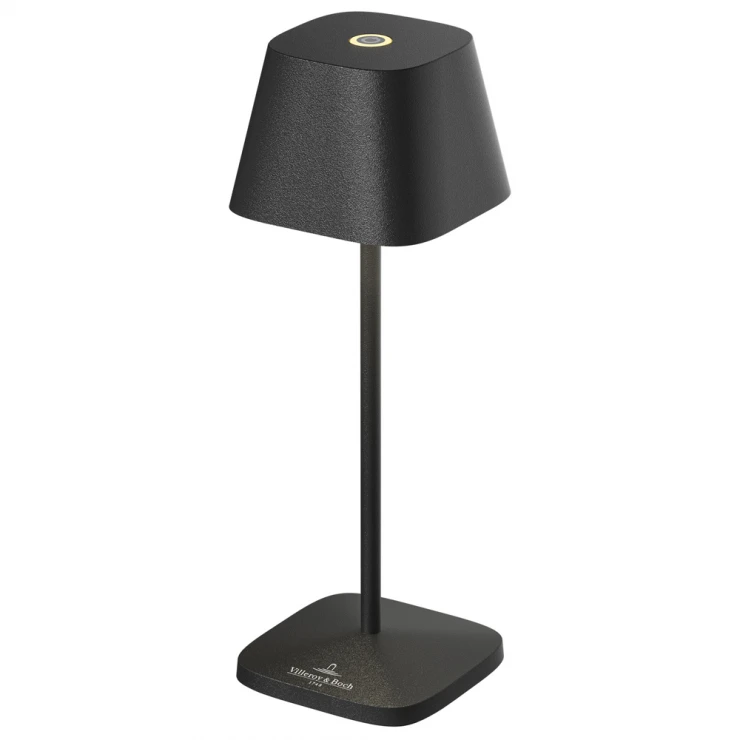 Villeroy & Boch Udendørs Bordlampe Neapel Micro Sort Mat-0