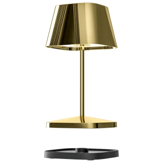 Villeroy & Boch Udendørs Bordlampe Neapel 2.0 Guld Glat-2