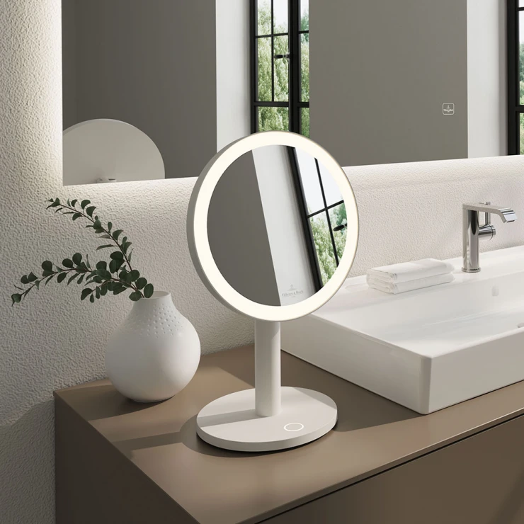 Villeroy & Boch Sminkspegel Como Hvid Mat-0