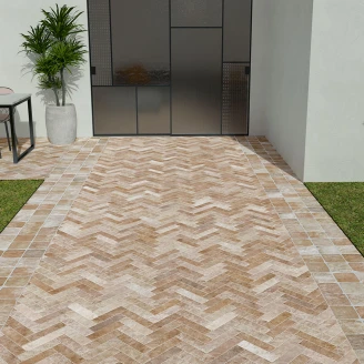 Klinker Brickscape Beige Mat 6x24 cm