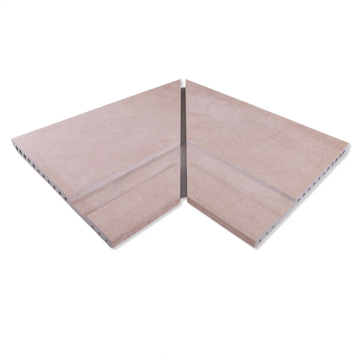 Overløb Poolkant Hjørne Klinker Urban Beige Mat 33x44 cm (2 st)-0