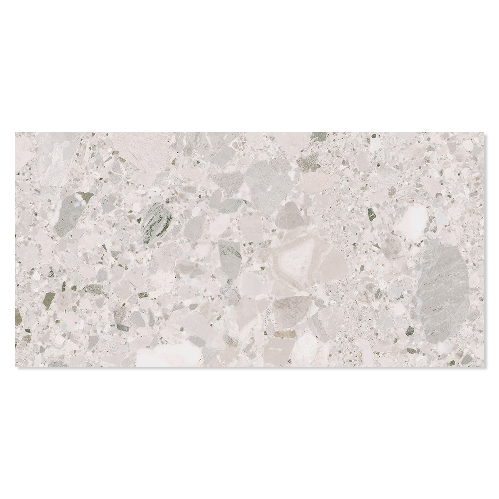 Klinker Terrazzo Premio Lysegrå Mat 30x60 cm