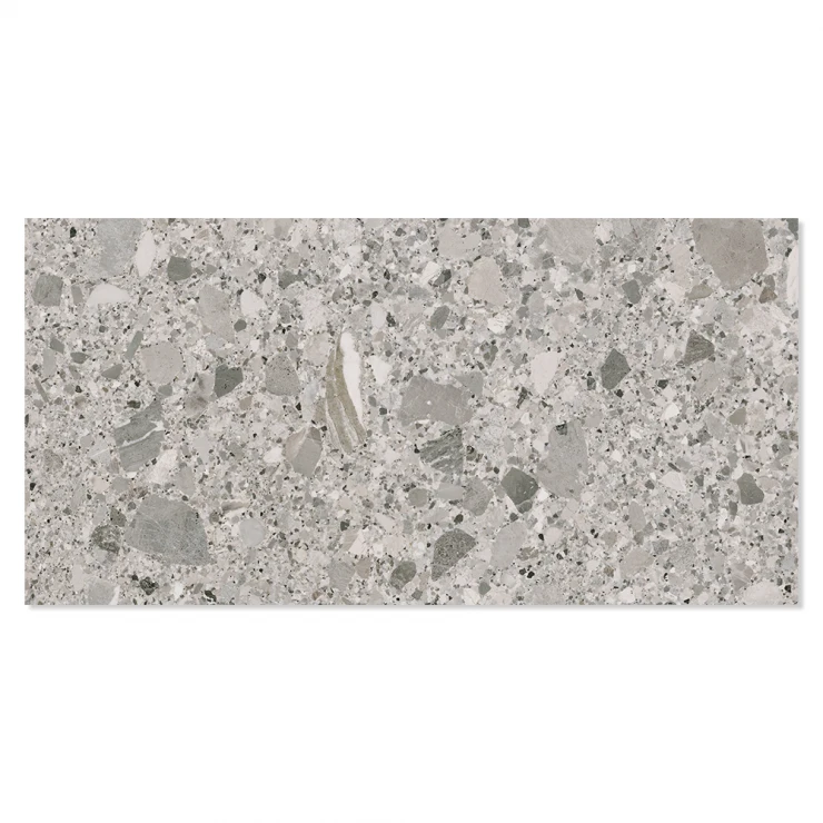 Klinker Terrazzo Premio Grå Mat 60x120 cm-1