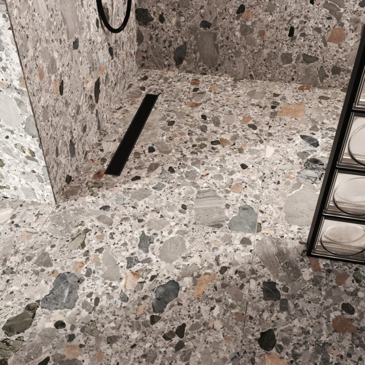 Klinker Terrazzo Premio Flerfarvet Mat 60x60 cm-0