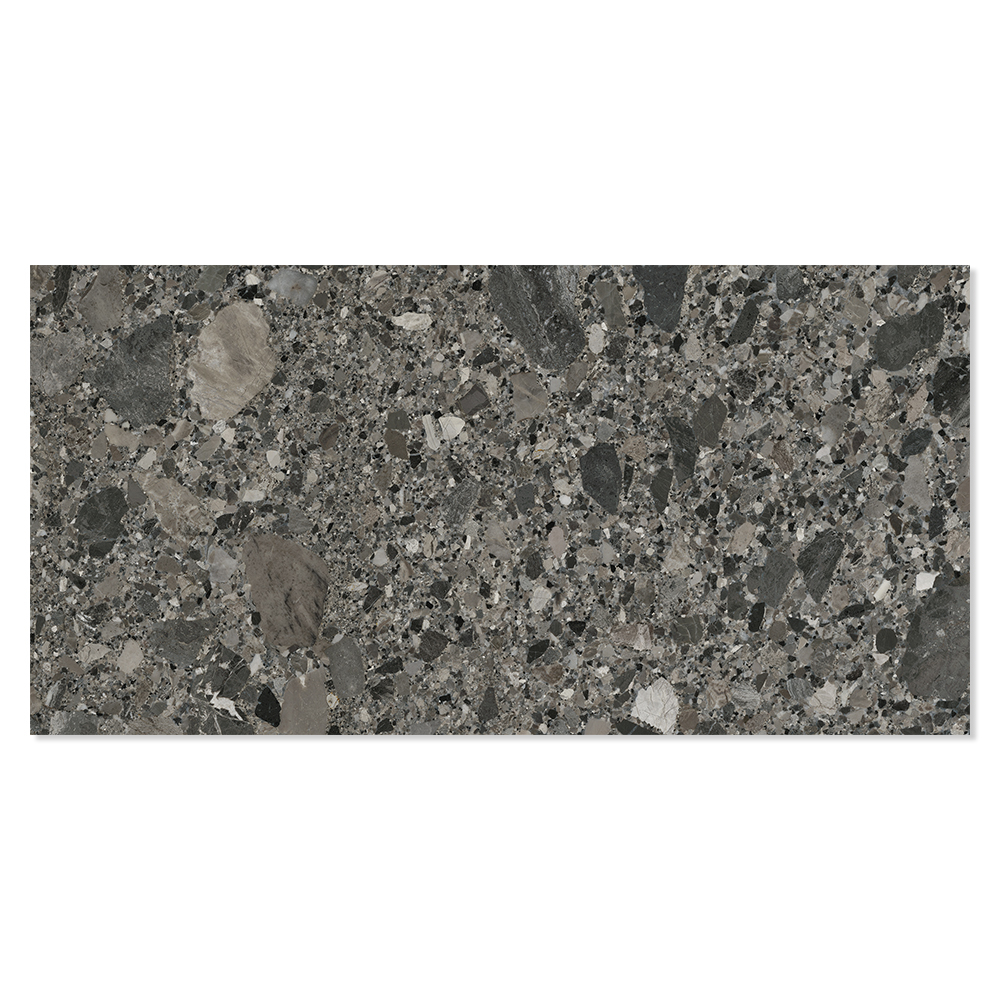 Klinker Terrazzo Premio Mørkegrå Mat 30x60 cm