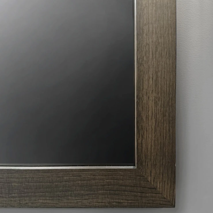 Spejl Craftwood Naturligt Træ Smoked Oak Matt 80x80 cm-1