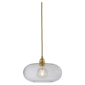 Ebb & Flow Hængende Lampe M Horizon Transparent, Guld Glat-2