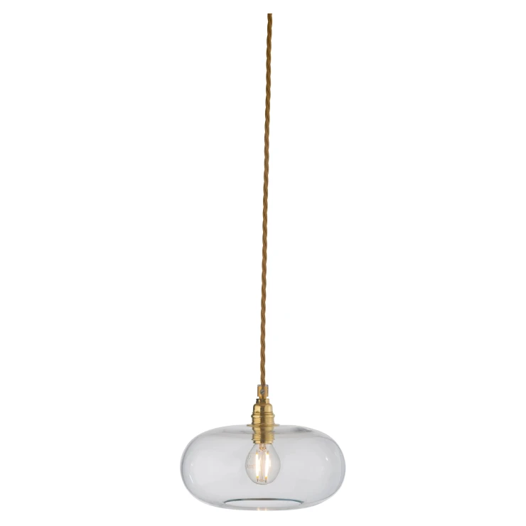 Ebb & Flow Hængende Lampe S Horizon Transparent, Guld Glat-1