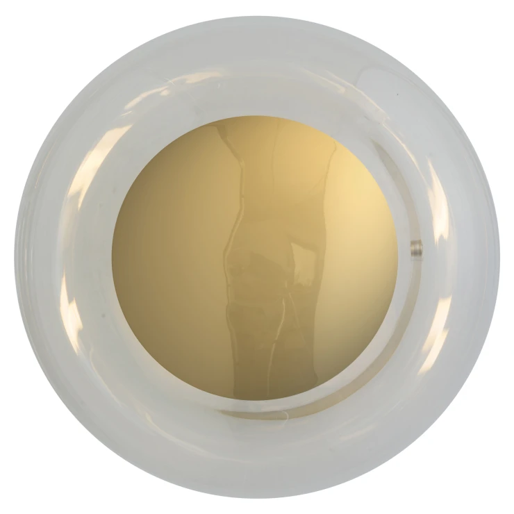 Ebb & Flow Overfladelampe S Horizon Transparent, Guld Glat-1