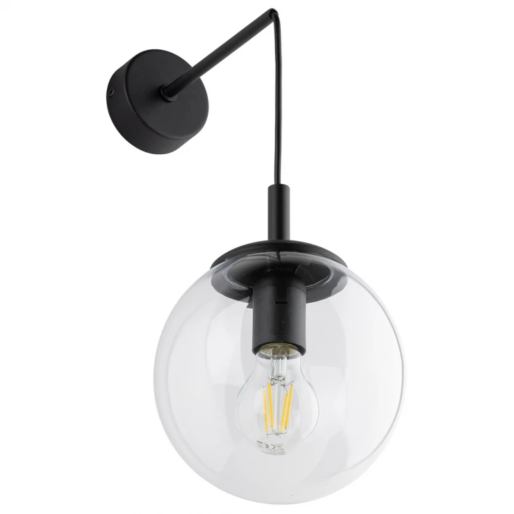 Væglampe Esme 1 Pære Lampe Transparent Glat-1