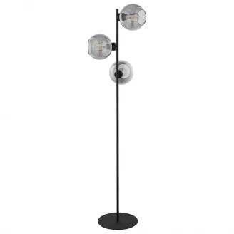 Golvlampa Cubus 3 Pærelamper Transparent Grafit Glat-2