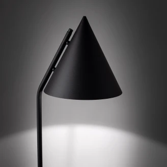 Golvlampa Cono 1 Pære Lampe Sort Mat