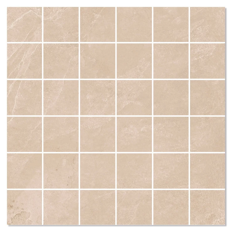 Mosaik Klinker Marmorsten Beige Mat 30x30 cm-0