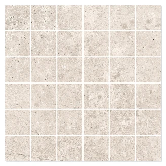 Mosaik Klinker Fjordsten Beige Mat 30x30 (5x5) cm-2