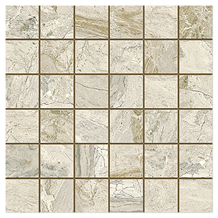 Mosaik Klinker Jolie Beige Mat 30x30 (5x5) cm-0