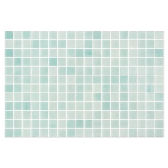 Poolmosaik Splash Turkis Blank 31x47 (2.5x2.5) cm