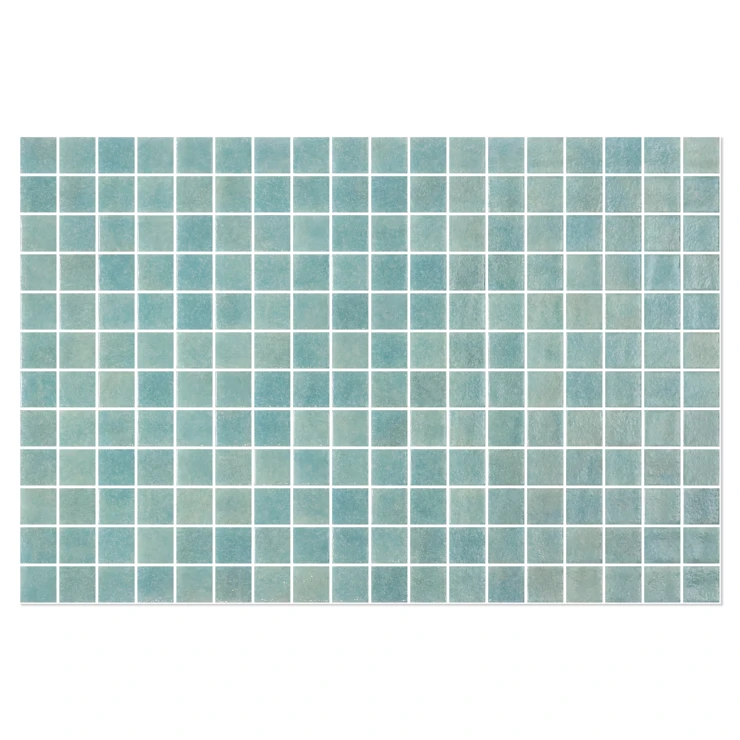 Poolmosaik Splash Grøn Blank 31x47 (2.5x2.5) cm-1