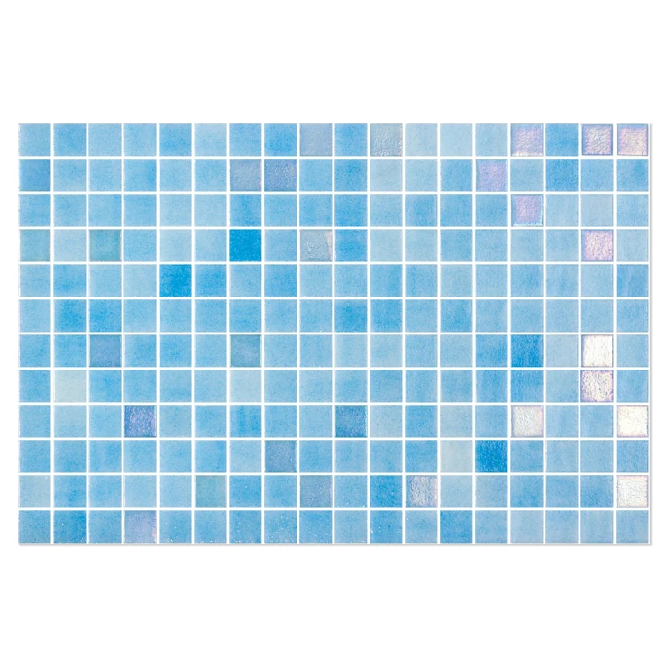 Poolmosaik Lora Lyseblå Blank 31x47 (2.5x2.5) cm-1