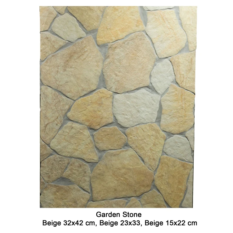 Klinker Garden Stone Beige Mat 32x42 cm-1