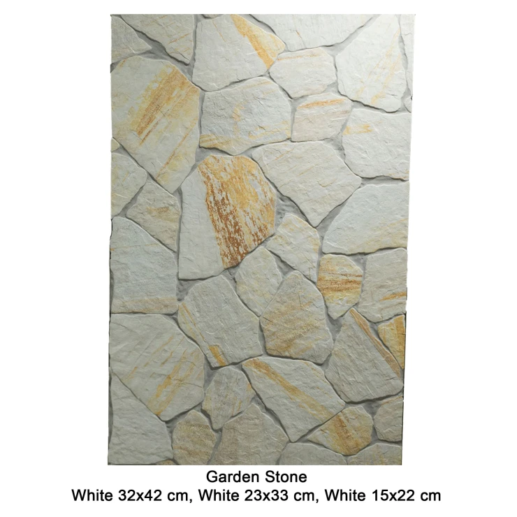 Klinker Garden Stone Hvid S Mat 15x22 cm-1