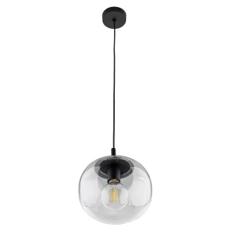 Hængende Lampe Umbria M Klar Glat-2