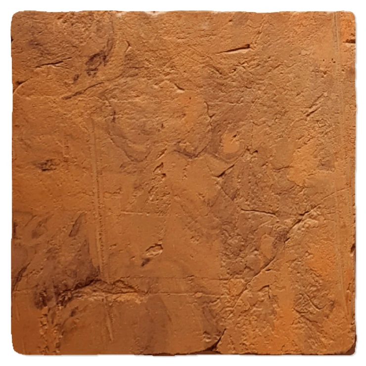 Alteret Håndlavet Klinker Vulcano Terracotta 40x40 cm-0