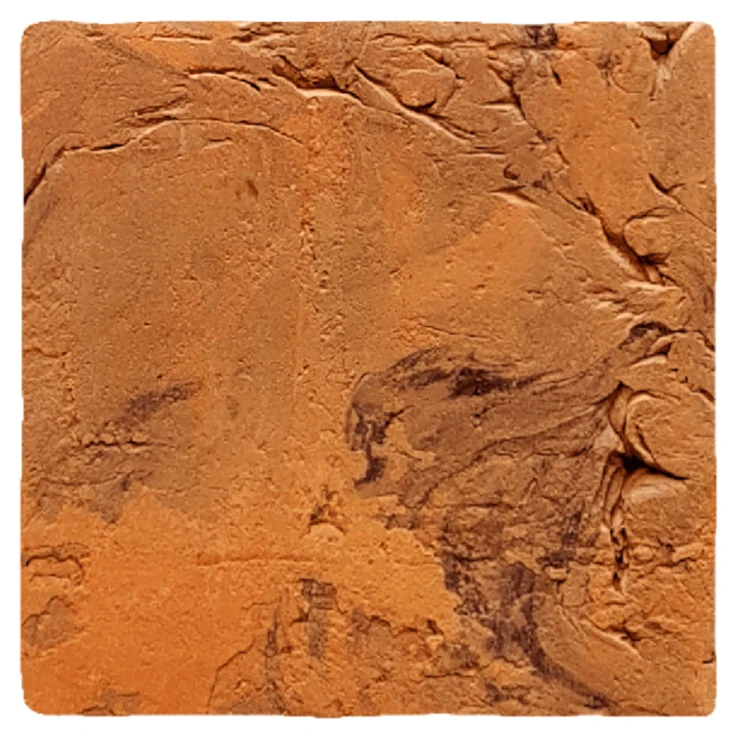 Alteret Håndlavet Klinker Vulcano Terracotta 25x25 cm-0