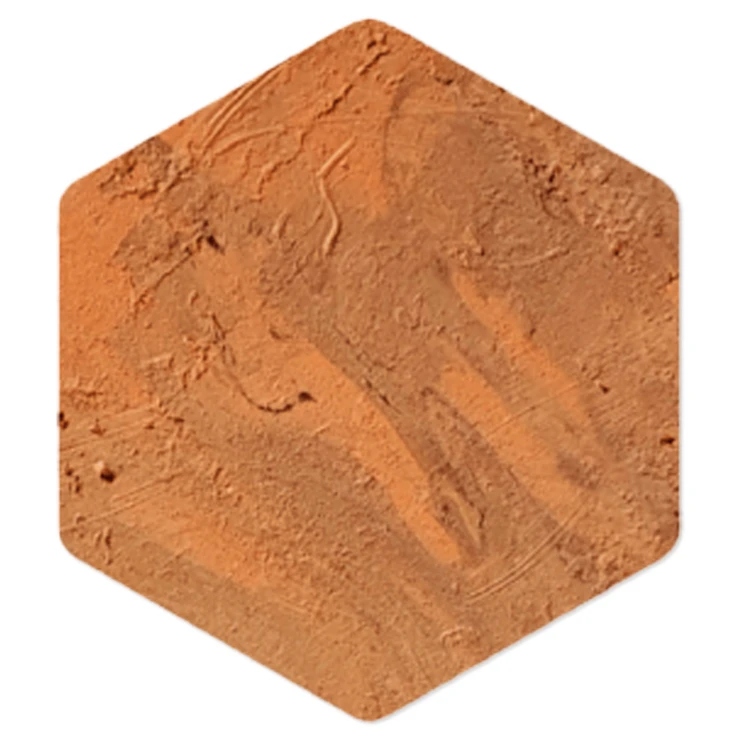 Alteret Håndlavet Heksagon Klinker Vulcano Terracotta 10x10 cm-1