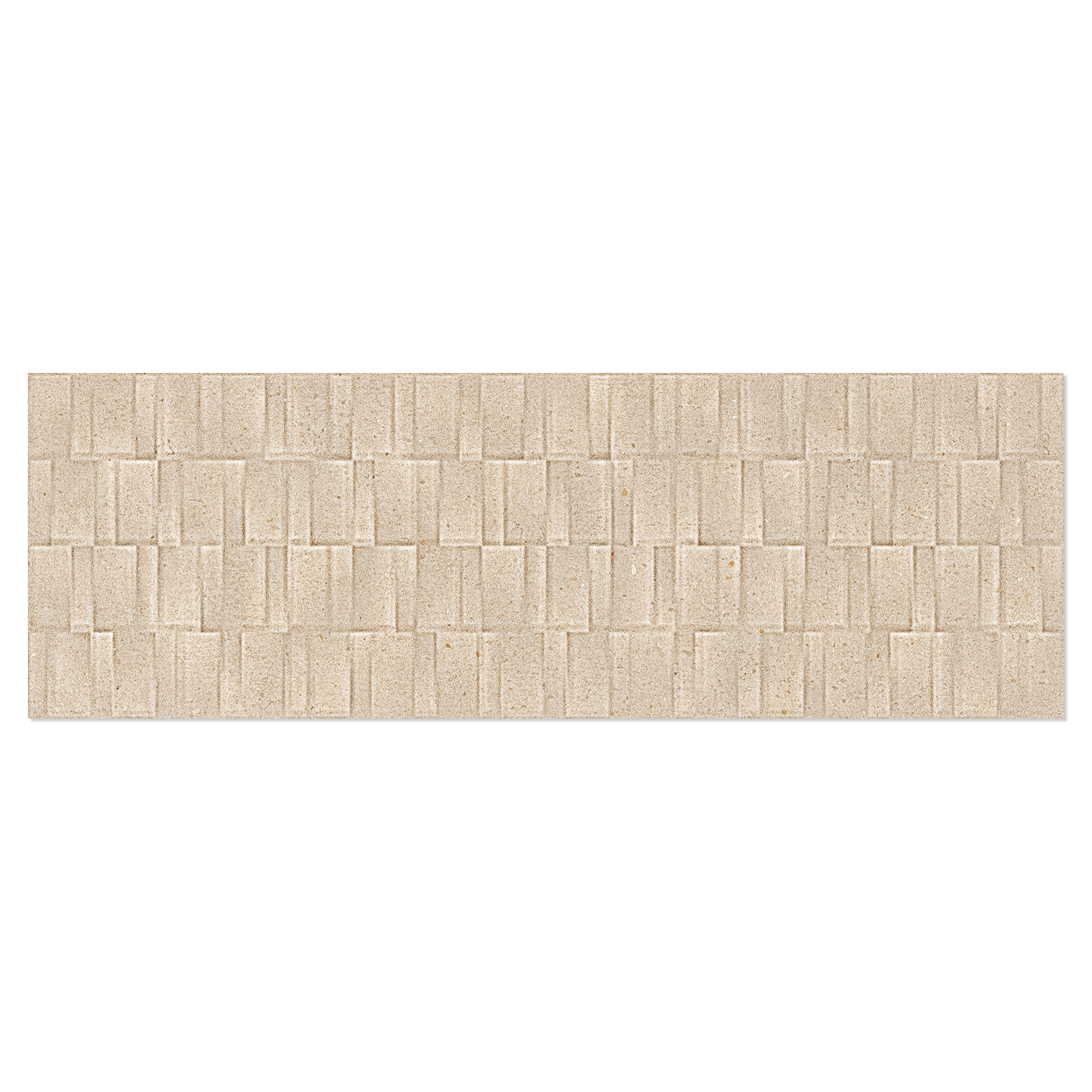 Vægflise Vega Beige Mat-Relief 30x90 cm