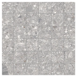 Unicomstarker Mosaik Klinker Pietra di Gre Grigio Mat 30x30 (5x5) cm-2