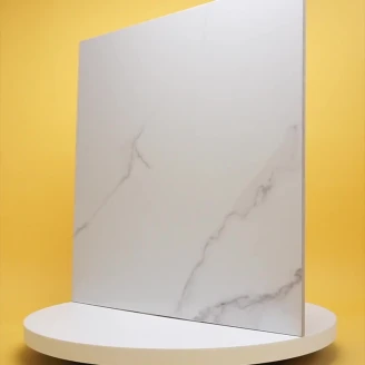 Marmor Klinker <strong>Statuarietto</strong>  Hvid Blank 60x60 cm