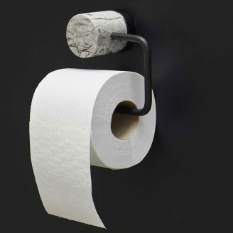 Aquanova Toiletpapirholder Nero Hvid Marmor Mat