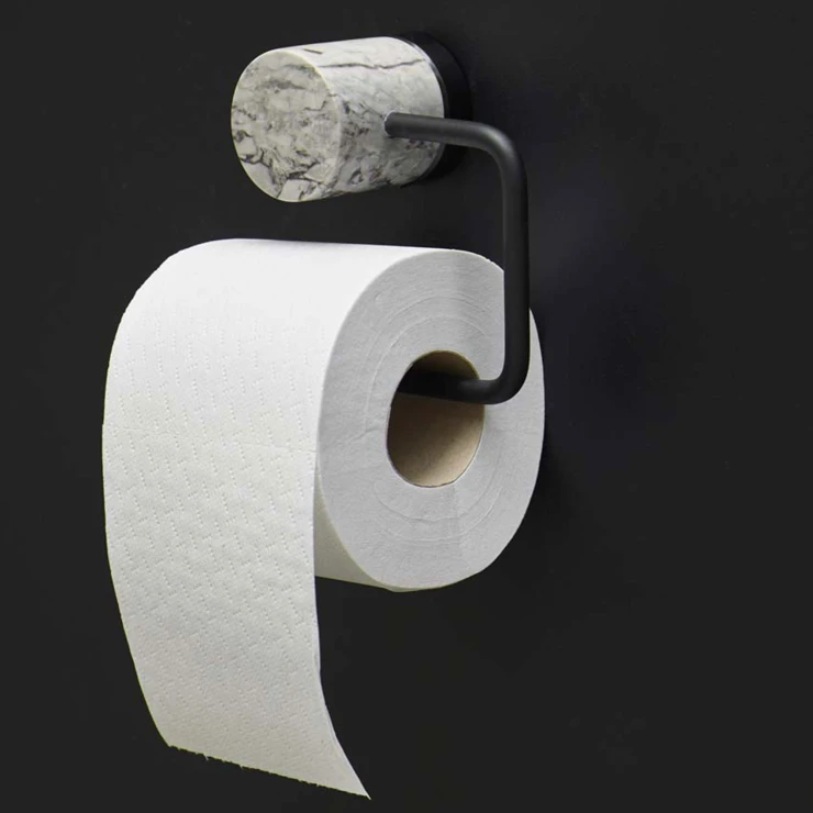 Aquanova Toiletpapirholder Nero Hvid Marmor Mat-0