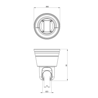 Bruseholder Flex Krom-2