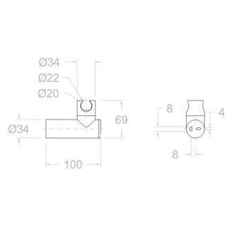 Bruseholder Grandiose Krom-2