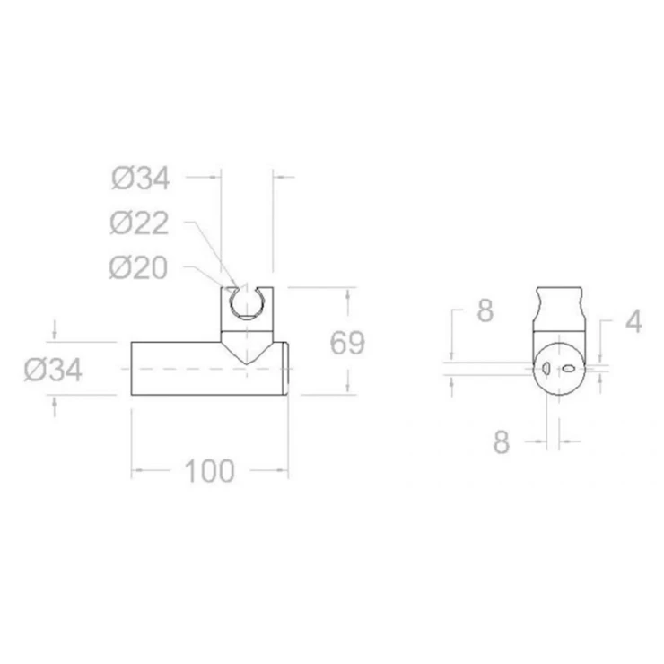 Bruseholder Grandiose Krom-1