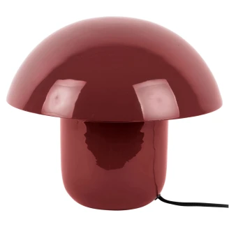 Leitmotiv Bordlampe Fat Mushroom Rød Okker Glat