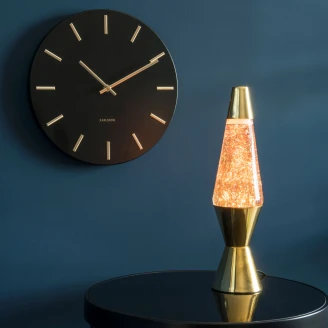 Leitmotiv Bordlampe Glitter Guld