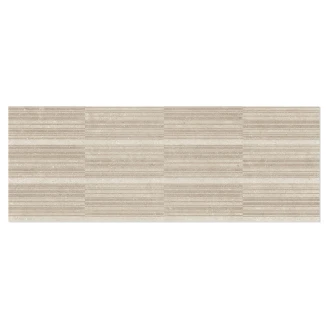 Vægflise Kalksten Nord Beige Varm Mat-Relief 33x90 cm-2