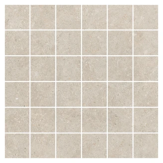 Mosaik Klinker Kalksten Nord Beige Mat 30x30 (5x5) cm-2